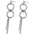 thumbnail image 1 of Pendientes Colgantes De Novedad, Pendientes Bor De Flecos De Decración Pendientes Colgantes De Colgante Para De Bodas Vacaci Zulema Pendientes largos de borla, 1 of 8