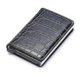 thumbnail image 1 of Cartera de cuero para hombre y mujer con tarjetero para tarjetas de crédito o identificación comercial, eyu Black X-12C, 1 of 1