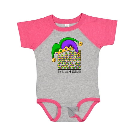 

Inktastic Mardi Gras New Orleans Louisiana Jester Hat Boys or Girls Baby Bodysuit