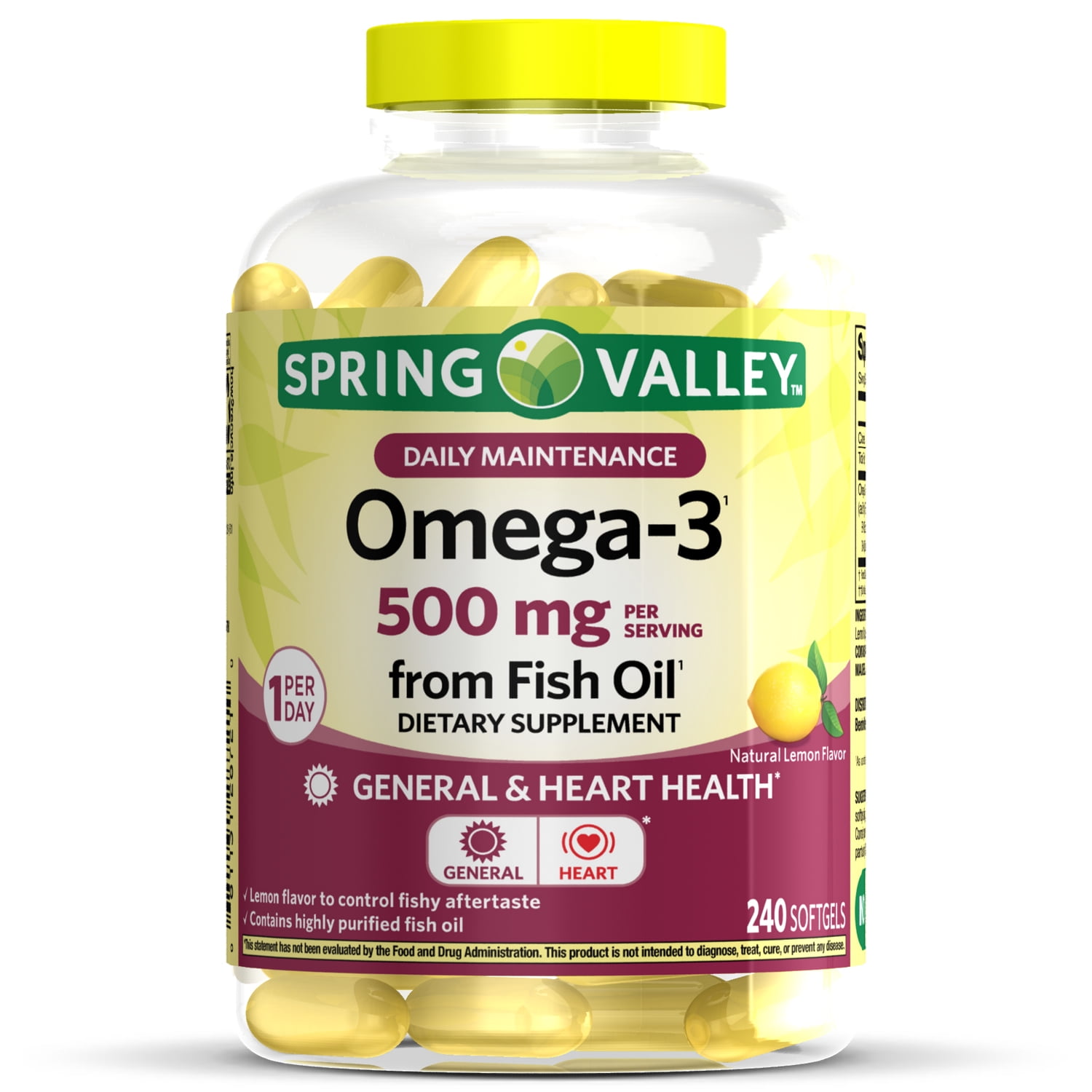 Spring Valley Daily Maintenance Omega3 from Fish Oil