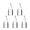 0.38mm, variant on 5PCS Straight for Pen Nibs EF/F Pen Tip Replacement Fit for Most Fountain Pens Student Writting Tools Accessorie