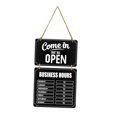 thumbnail image 5 of Kuntesetty Business Hours Sign Flip Open Closed Sign for Florist Coffee Bar Shop Window black, 5 of 9