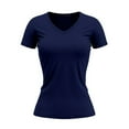 thumbnail image 2 of DondPO Oversized Tshirts for Women Short Sleeve Shirts Summer Print Large Short Sleeve Loose 3D Short Sleeve T Shirt Women's Print Womens Tops Summer Tops for Women Blue L, 2 of 4
