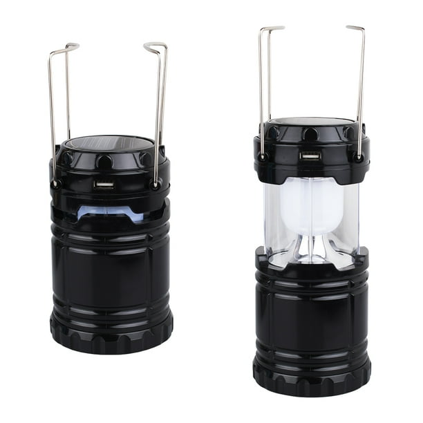 Led lantern with rechargeable battery outlet