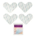 thumbnail image 1 of 4 Pack Ruban Adhésif Double Face Réutilisable Lavable en Forme de Cœur Antidérapant Ultra Fin pour Coin Blanc S, 1 of 5