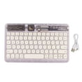 thumbnail image 2 of Retro  Keyboard, RGB Light  Keyboard  for Home Black,Purple,,Blue, 2 of 8