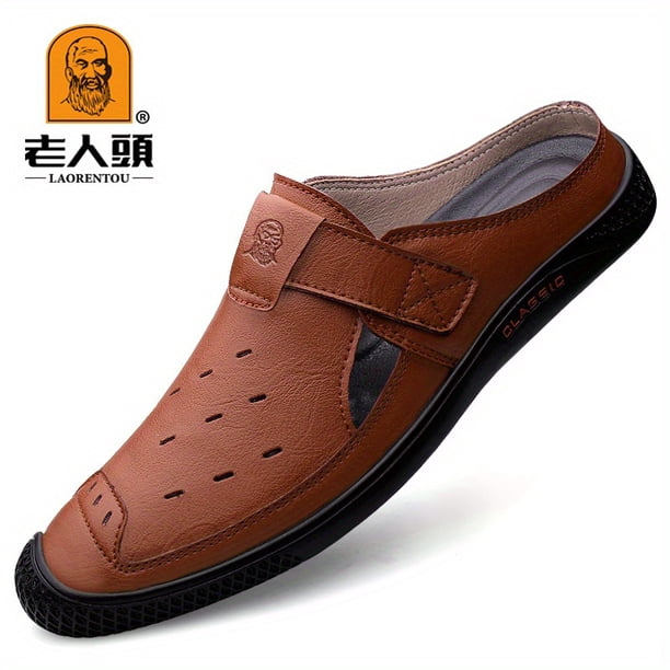LAORENTOU Sandalias antideslizantes para hombre, cómodas y duraderas, ¡perfectas para los días de playa de verano!
