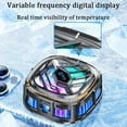 thumbnail image 4 of X76 phone cooler Peltier cooling fan free back clip Three speed adjustment (A), 4 of 7