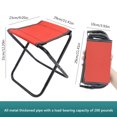 thumbnail image 3 of Silla de camping, muebles plegables para exteriores de aleación de aluminio, suministros para senderismo al aire libre, 3 of 5