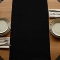 thumbnail image 5 of Table Runners 72 Inches Long Dress Scarves, Mountain Line Farmhouse Kitchen Table Runner, Coffee Tablerunners, Minimalist Abstract Landscape Art Sun Black 16x72 Inch, 5 of 9