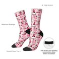 thumbnail image 4 of Vsdgher Garden Gnomes Crew Socks for Men & Women, Breathable Casual Athletic Ankle Socks, 4 of 6