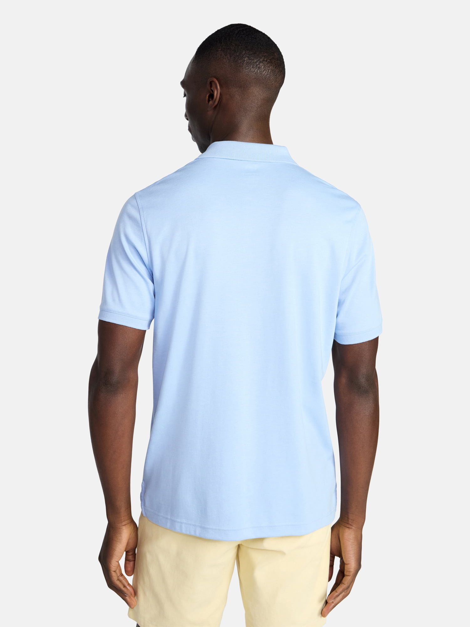 George Men's and Men's Big & Tall Short Sleeve Interlock Polo Shirt, Sizes S-5XL, LT-3XLT