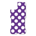 thumbnail image 3 of DistinctInk Custom SKIN / DECAL compatible with OtterBox Commuter for iPhone 11 Pro (5.8" Screen) - White & Purple Polka Dots, 3 of 5