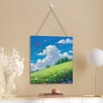 thumbnail image 4 of 12x12 Inch Wooden Hanging Sign, Sea Turtle Theme, Personalized Wooden Sign for Bedroom or Kitchen, Great Housewarming Gift, 4 of 8