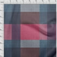 thumbnail image 4 of oneOone Polyester Spandex Pink Fabric Check Sewing Material Print Fabric By The Yard 56 Inch Wide, 4 of 4