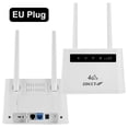thumbnail image 3 of Enrutador WiFi Puertos RJ11 RJ45 Enrutador inalámbrico de Internet Punto de acceso doméstico blanco para el hogar, 3 of 8