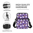 thumbnail image 7 of Eheartsgir Ghost Bat Design Lightweight Crossbody Bag, Polyester Crossbody Purse Back Zipper Pocket Phone Purse Bags for Shop Hiking, 7 of 7