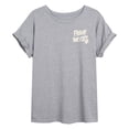 thumbnail image 2 of Youre All Doomed - Women's Oversized Graphic T-Shirt - Friday The 13Th, 2 of 5