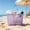 168#Purple, variant on Mesh Beach Bag Foldable Shoulder Tote, Portable Shopping Bag for Travel and Daily Use, Large Capacity Storage Bag for Commuting, Lightweight Pleated Bag for Beach and Errands