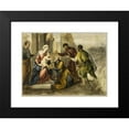 thumbnail image 2 of After Bonifacio Veronese 18x14 Black Modern Framed Museum Art Print Titled - Adoration of the Magi (1827), 2 of 5
