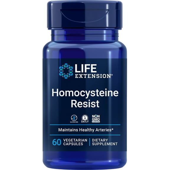 Life Extension Homocysteine Resist - 60 vegetarian capsules