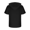 thumbnail image 3 of Pantalones para Hombres Cortos Casual Sólido Manga Corta Blusa con Capucha, Top de Bolsillo con Ajuste Suelto para Uso Al Aire Libre Y Diario, Tela de Poliéster, 3 of 8