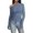 Blue, variant on Graphic Tennis Tees for Women T-Shirts Women's Neckline Fashion Solid Color Off The Shoulder Long Sleeve T Shirt Green XS