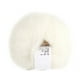 thumbnail image 2 of Eatbuy Hilo de Lana de Angora - Popular Suave Mohair Pashm Knit Hilo de Lana Larga de Angora Caliente (con Ganchillo)(Blanco), 2 of 5