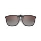 thumbnail image 1 of Gafas de sol grises con clip polarizadas para adultos con cara grande y redonda negra con montura negra de verano, 1 of 6