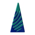 thumbnail image 2 of Escultura de pirámide imposible de atravesar con juguete de cono en espiral impreso en 3D de HBASD, juguete antiestrés de cono en espiral, figuras de escritorio para el hogar, decoración artística, 2 of 6