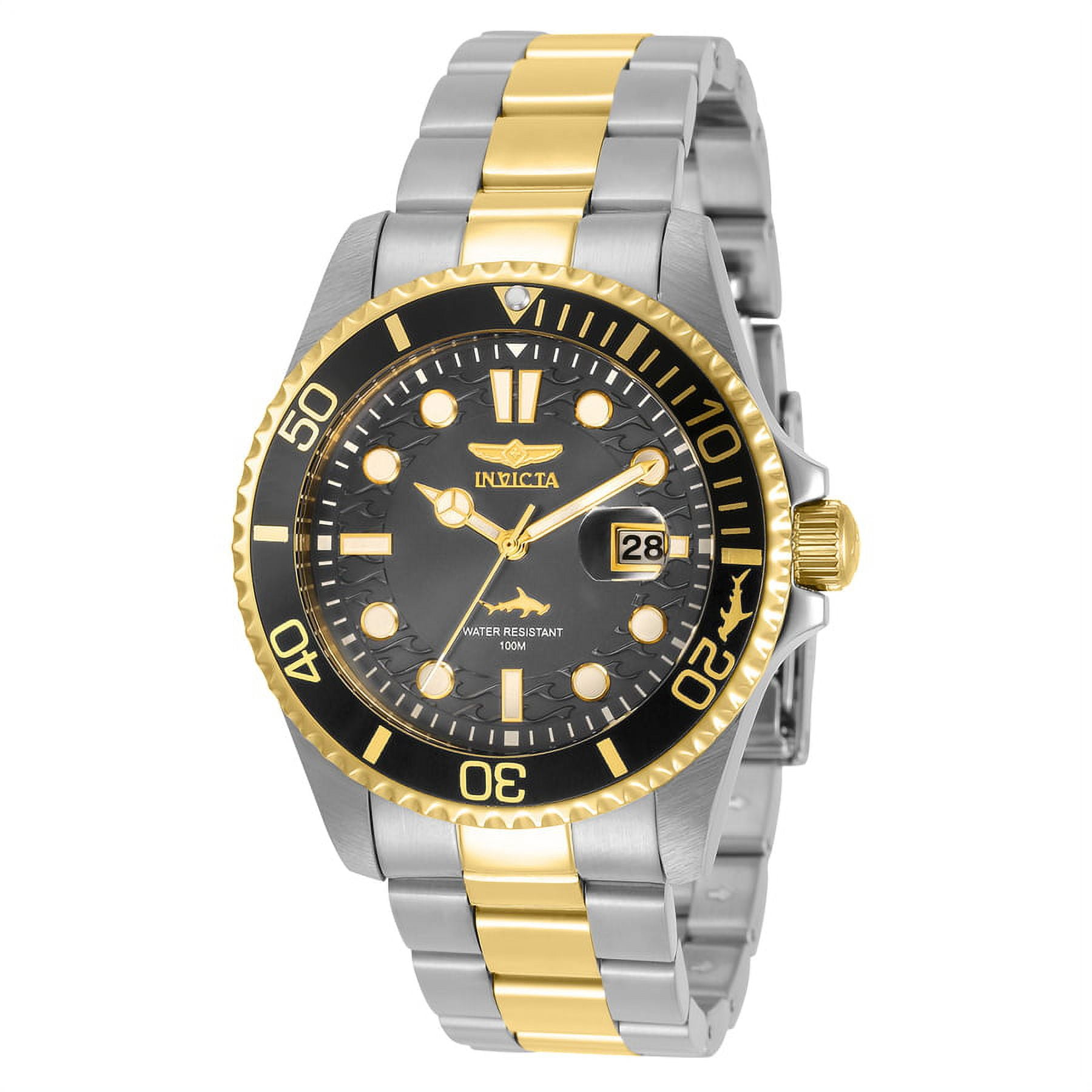 Invicta Pro Diver Quartz Black Dial Batman Bezel Men's Watch Invicta Pro Diver Quartz Black Dial Batman Bezel Men's Watch