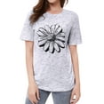 thumbnail image 6 of Women Flower Graphic Printed T-Shirt, 6 of 11