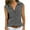Gray, variant on Tauxra Sleeveless Button Down Shirts for Women Casual Solid Sleeveless Turn Down Collar Pockets Buttons Shirt Tops