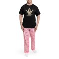 thumbnail image 5 of CafePress - Ghost With A Funny Face - Men's Dark Loose Fit Cotton Pajama Set, 5 of 7