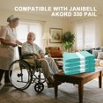 thumbnail image 4 of Diaper Disposal Liner Refills Compatible with Janibell Akord 330 Slim Adult Diaper Disposal System,Adult Diaper System, Lightly Scented, 4, 4 of 7
