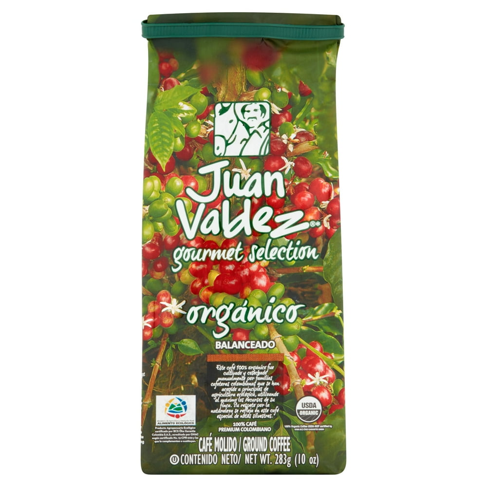 Juan Valdez Gourmet Selection Organico Ground Coffee, 10 Oz Walmart