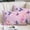 Purple, variant on Pink Flower Pillow Covers, Linen Long Throw Pillow Case, Spring Floral Butterflies Elegant Pastoral Birds Holiday Pillow Protector Decorative Cushion Cover for Living Room/Bedroom 12" x 20"
