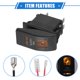 thumbnail image 4 of Ofertas Únicas Interruptor de Rocío UTV de 5 Pines para el Interior del Coche Kit SPST 20A/12V 10A/24V SPST encendido/apagado Universal Naranja, 4 of 7