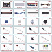 Electronic Starter Fun Kit Resistors LEDs Dupont Wires Buttons Basic Electronics Components Starter Kit For Arduino Raspberry Pi STM32-starter kit