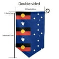 thumbnail image 3 of Australian Flag With Aboriginal Flag Double Sided Garden Flag for Indoor Outdoor Decorations 12.5 * 18 Inches Sharp Corner, 3 of 7