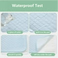 thumbnail image 5 of Washable Reusable Pee Pads for Dogs | XL (39" x 31") 2-Pack Blue, Pink | 100% Waterproof & Extra Absorbent | Large Non-Slip Puppy Pads | Pet Training & Housebreaking | Incontinence & Whelping Solution, 5 of 5