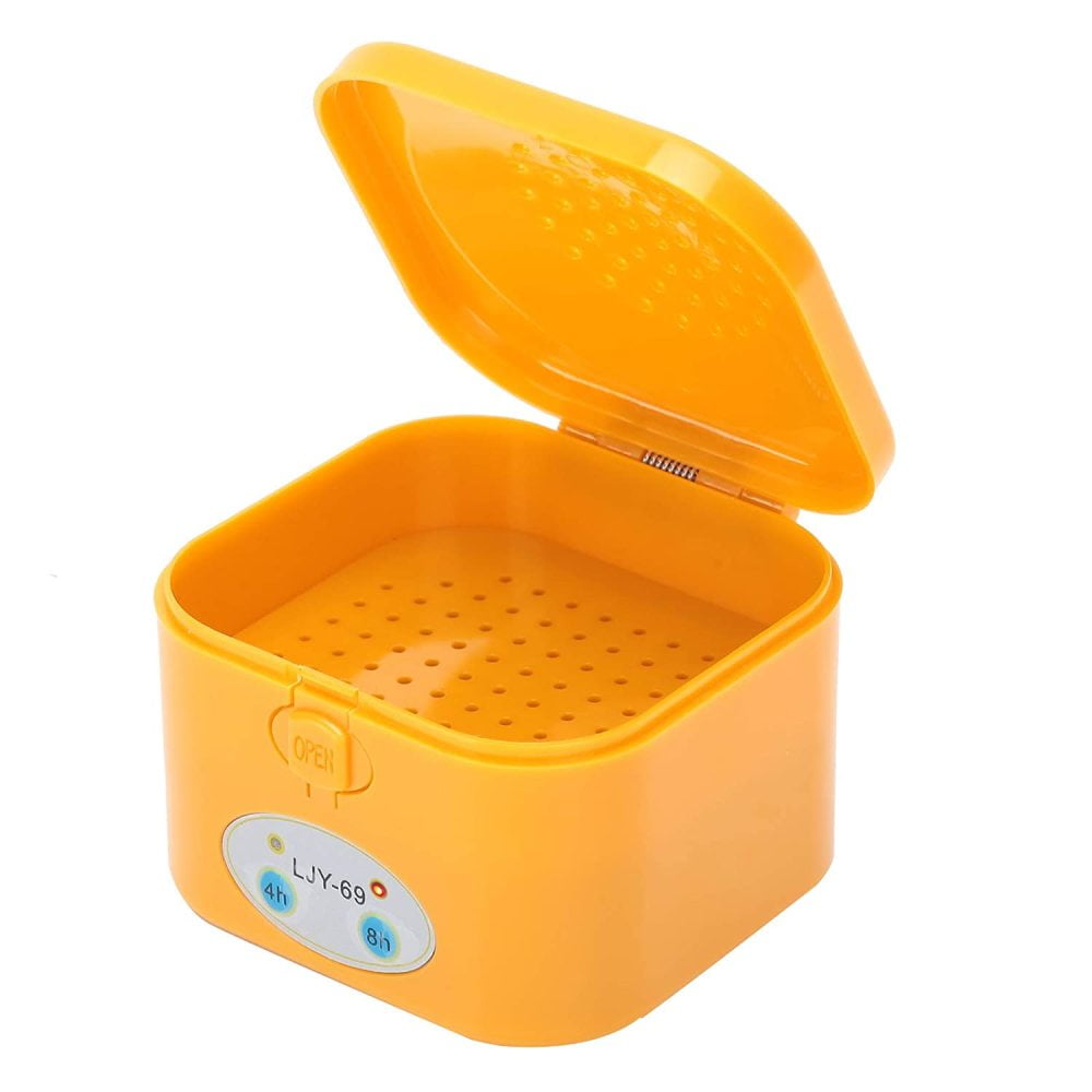 Electric Hearing Aid Dryer Dehumidifier Drying Box Case Portable