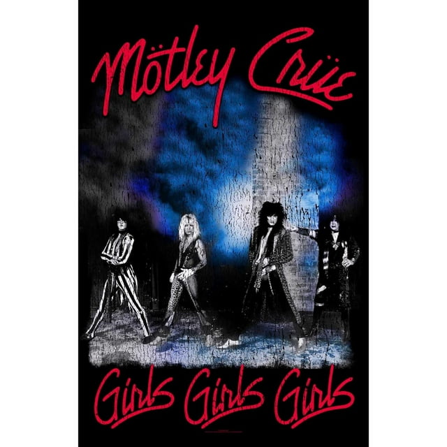 Motley Crue Filles Filles Filles Affiche Textile