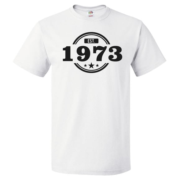 53rd Birthday Gift For 53 Year Old Established 1973 T Shirt