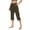 18# Green, variant on Womens Capri Pants Summer Business Casual Pull On Womens Capris with Pockets Watermelon Red S