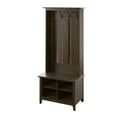 thumbnail image 2 of Twin Star Home Modern Farmhouse Hall Tree with Storage Bench, 2 of 5