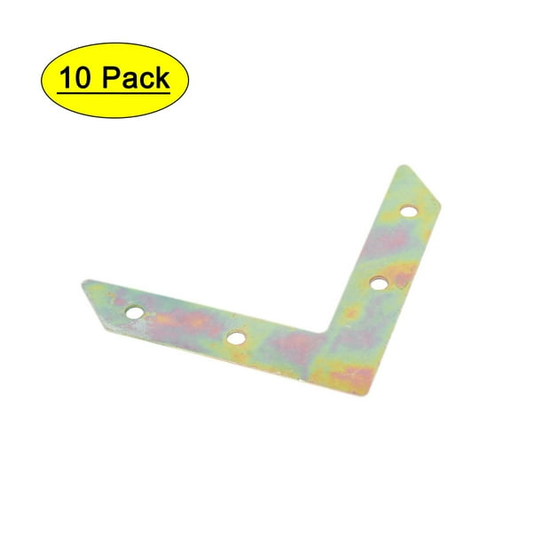 Uxcell Picture Frame L Shape Angle Bracket Flat Plate Fastener Bronze