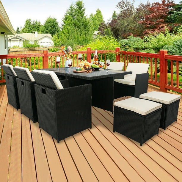 iRerts 11 Piece Patio Furniture Sets, Outdoor Patio Dining Sets Outdoor