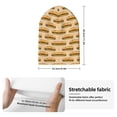 thumbnail image 2 of Lsque Submarine Sub Sandwich Pattern Knitted Beanie, Unisex Winter Hat, Knit Hat Winter Beanies Thick Fisherman Beanies Cuffed Plain Skull Caps, 2 of 6