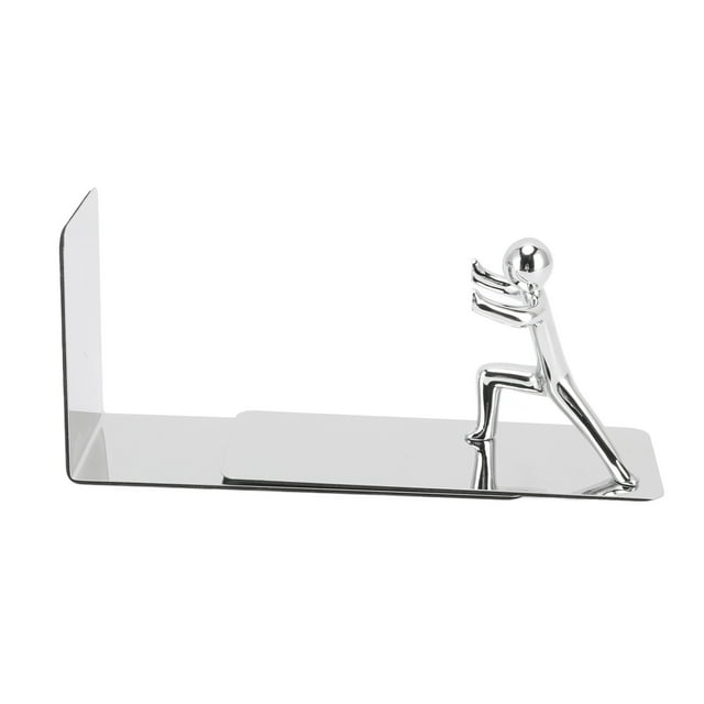 Libro de los Tapones, Fung Fu Man Duradero A Prueba de Óxido Bookends Premium Metal Alta Estabilidad para Hogar